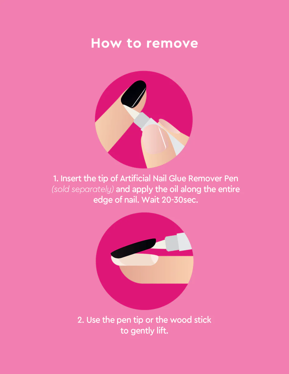 Gel Nail Strips - Licorice - Image 7