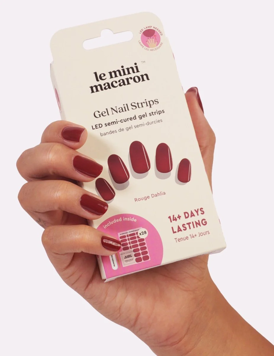 Gel Nail Strips - Rouge Dahlia - Image 6