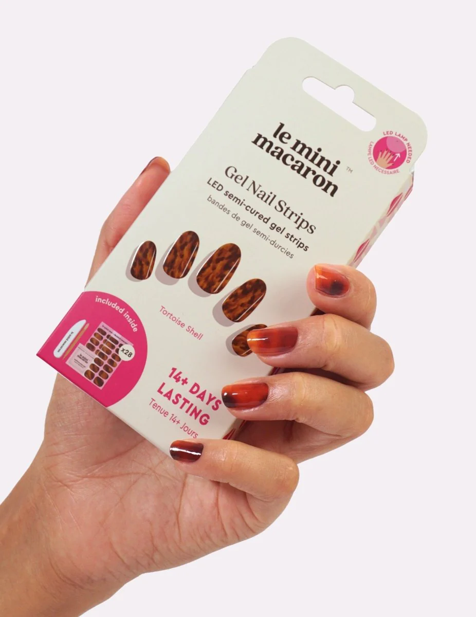 Gel Nail Strips - Tortoise Shell - Image 6