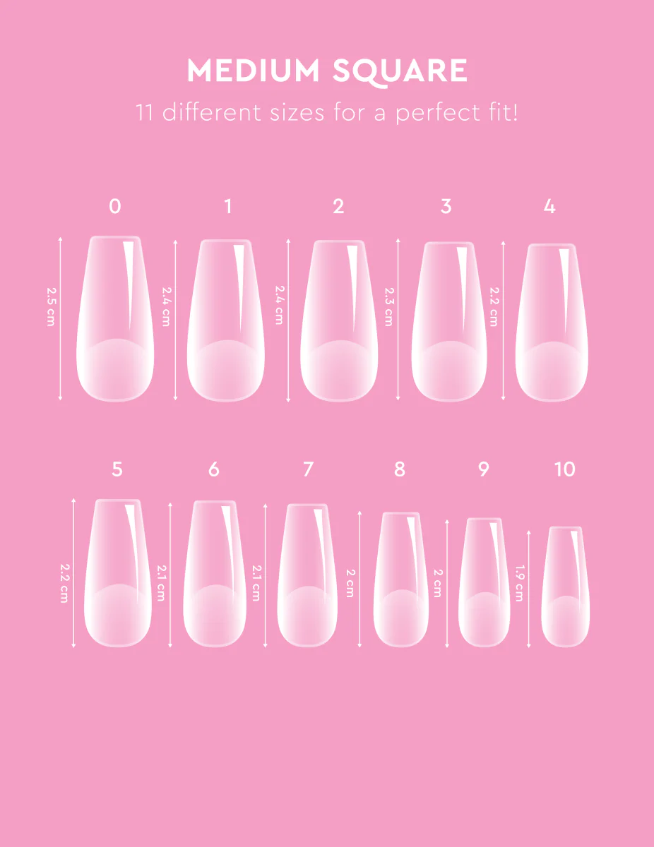 Soft Gel Tips - Medium Square - Image 6