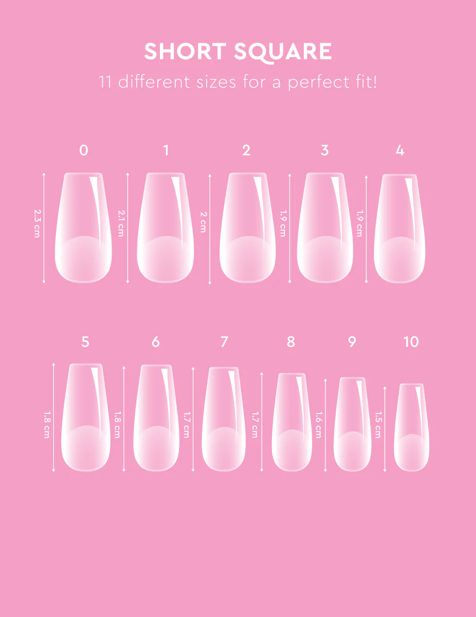 Soft Gel Tips - Short Round Square - Image 7