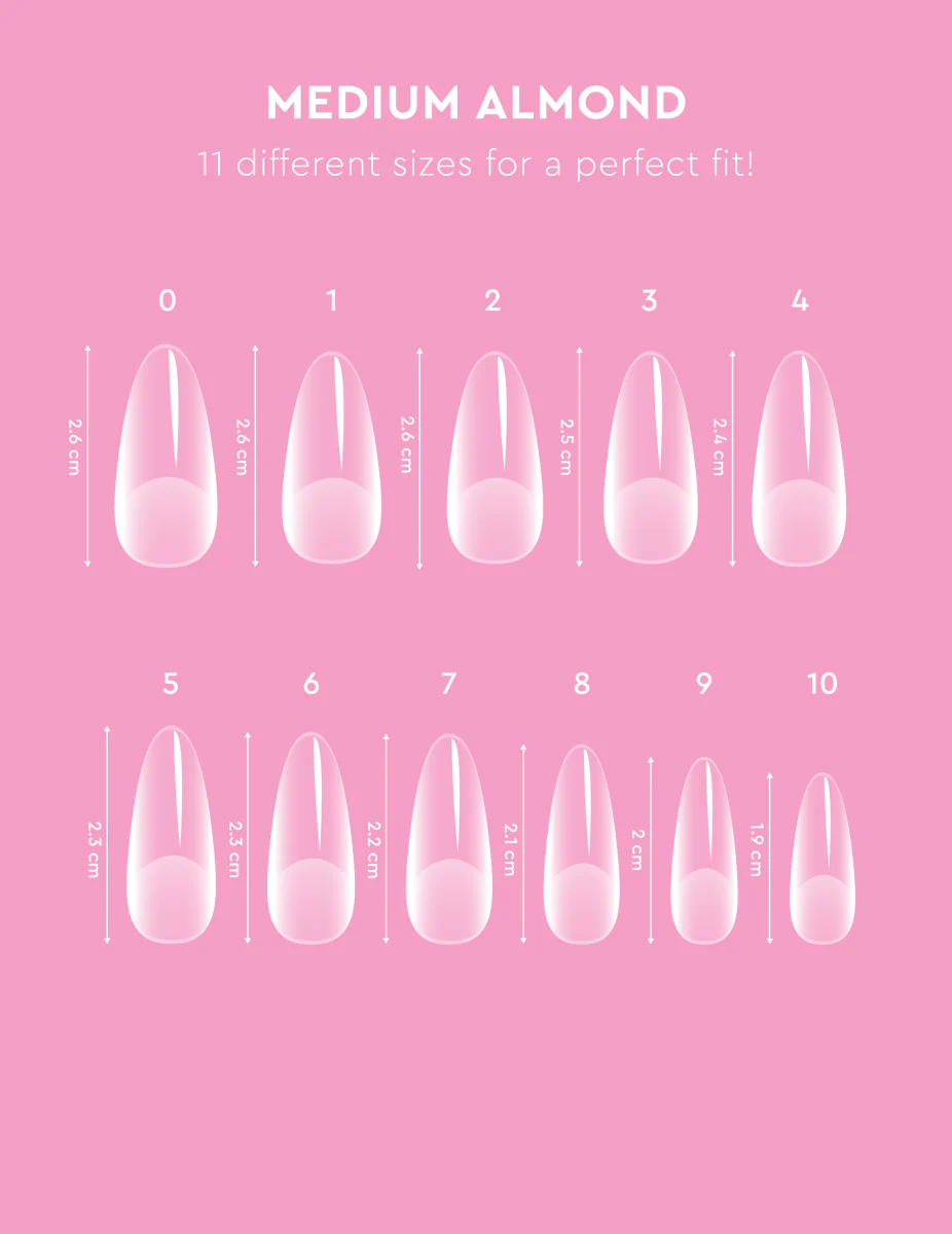 Soft Gel Tips - Medium Almond - Image 7