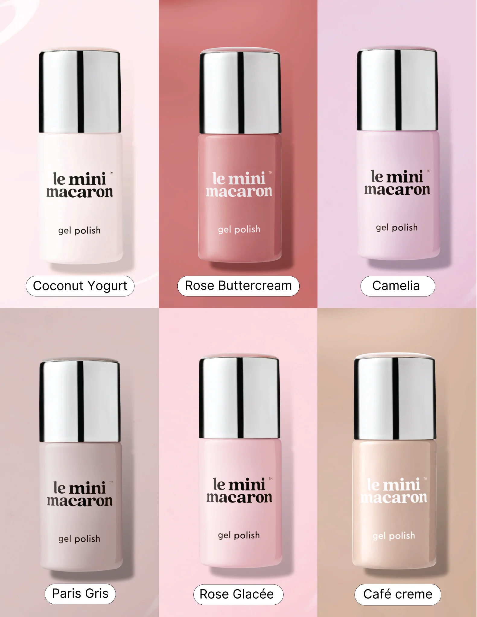 Lights & Medium Nudes â Gel Polish Bundle