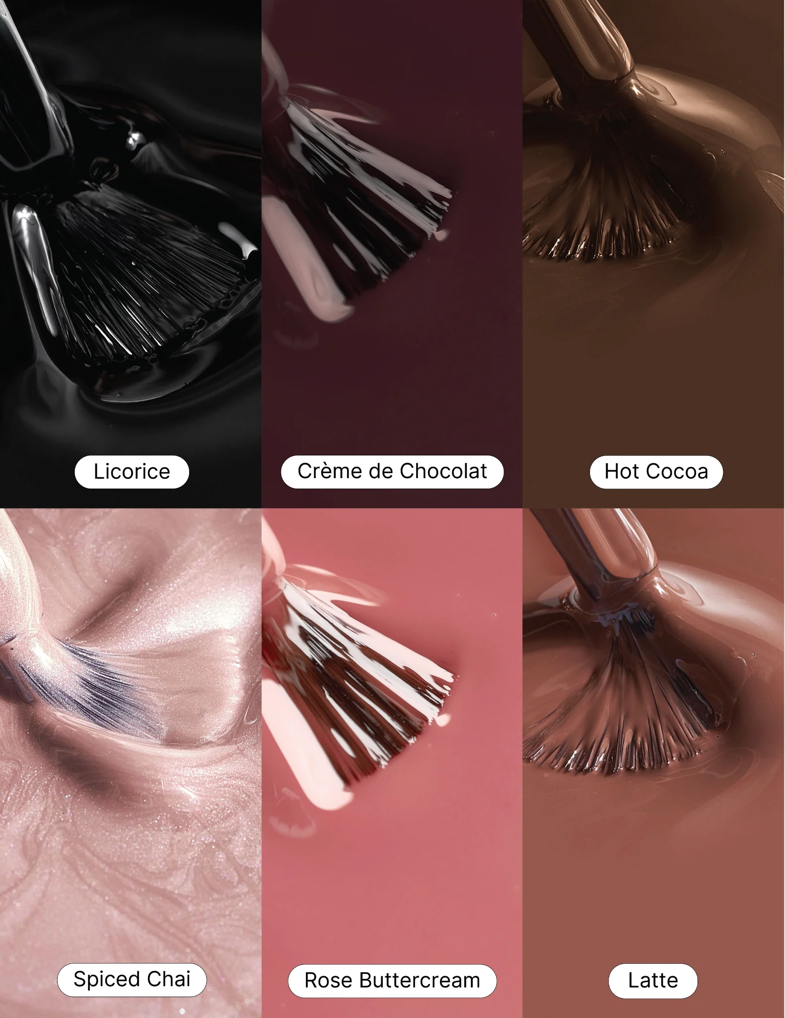 Medium & Dark Neutrals - Gel Polish Bundle - Image 2