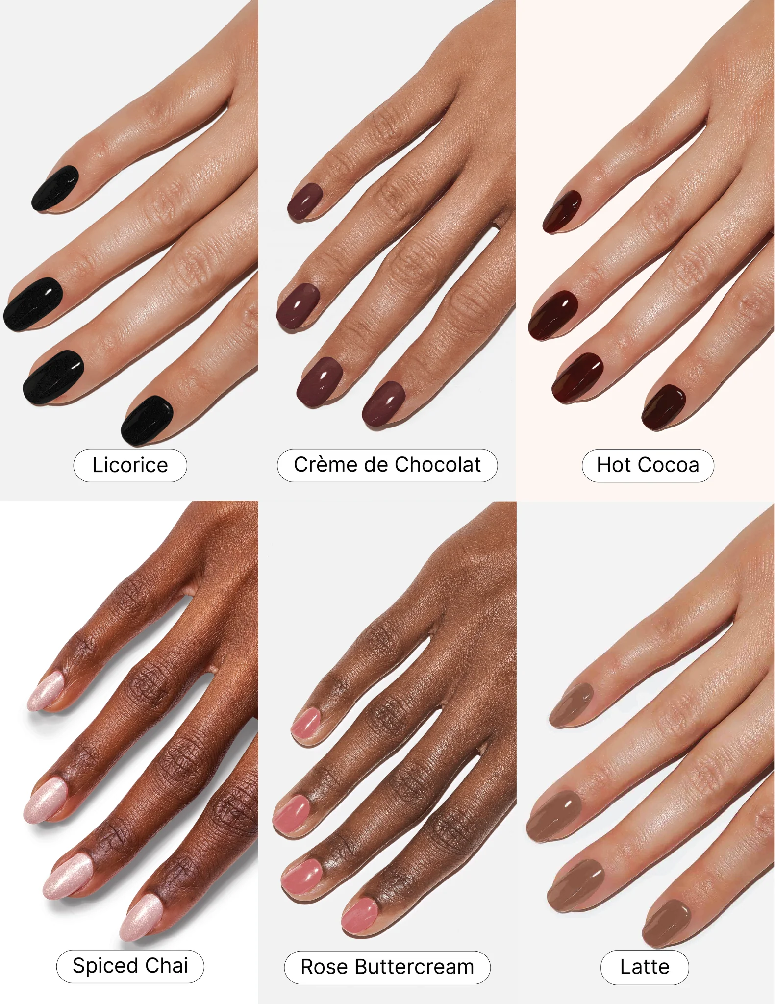 Medium & Dark Neutrals - Gel Polish Bundle - Image 3